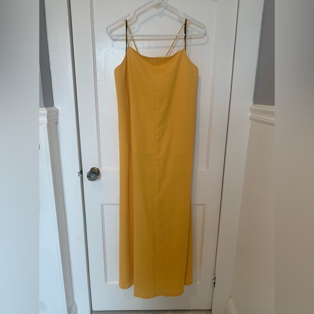 H&M  Yellow Maxi Dress